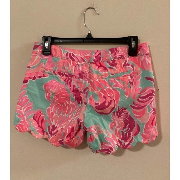 Lilly Pulitzer Buttercup Shorts in Love Bird Pattern Size 0‎ - Picture 6 of 8